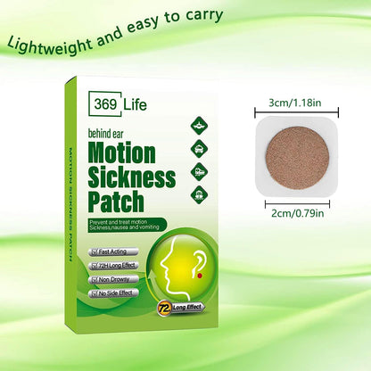 Motion Sickness Patches for Car and Boat Rides, Ships, Cruise and Airplane & Other Forms of Transport - Travel Essentials, for Adults and Kids (24 Count)