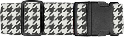 Luggage Straps for Suitcases Travel Belt Accessories, Cute Suitcase Strap, Adjustable Luggage Belt Strap, Heavy Duty with Quick-Release Buckle Luggage Strap Classic Houndstooth