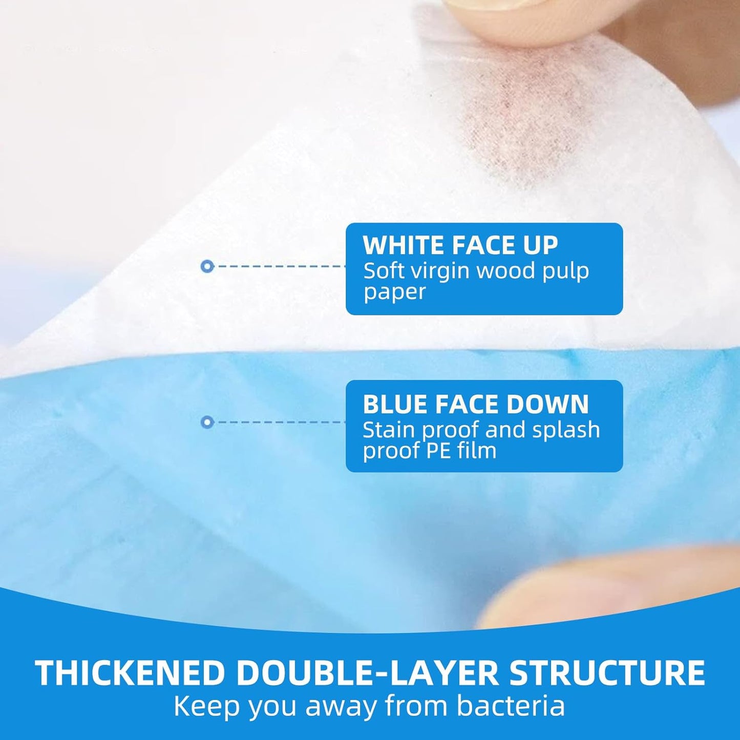 35 Pack Toilet Seat Covers Disposable 16x24 Inch XL Portable Toilet Liners Travel Seat Cover for Outdoors,Hotel, Hospital, Travel, Public Toilet Seat Cover (35 Pack, XL)