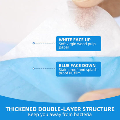 35 Pack Toilet Seat Covers Disposable 16x24 Inch XL Portable Toilet Liners Travel Seat Cover for Outdoors,Hotel, Hospital, Travel, Public Toilet Seat Cover (35 Pack, XL)