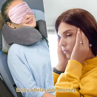 4 Pack Silk Sleep Mask - 100% Blackout, Zero Eye Pressure, Blindfold with Adjustable Strap, Super Soft Travel Eye Covers (Black, Pink, Blue, Purple)