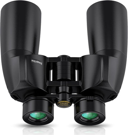 10x50 Binoculars for Adults - HD High Powered Binoculars for Bird Watching, IPX7 Waterproof Fogproof,Fully Multi-Coated BAK4 Prism Optics for Hunting,Travel