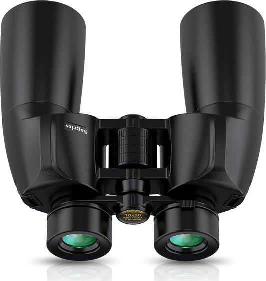 10x50 Binoculars for Adults - HD High Powered Binoculars for Bird Watching, IPX7 Waterproof Fogproof,Fully Multi-Coated BAK4 Prism Optics for Hunting,Travel