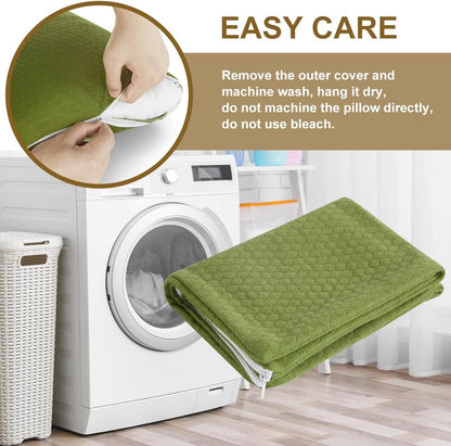 Ivellow Memory Foam Travel Pillow Compressible Camping Pillow for Sleeping Shredded Memory Foam Pillow Compact Firm Supportive Small Pillow for Adults Kids Outdoor Backpacking Hiking Essential Gear-S