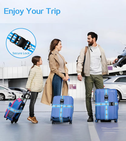 Luggage Straps for Suitcases Travel Belt Luggage Band Heavy Duty Traveling Luggage Identifier Cute Women Girls Unique Accesory,