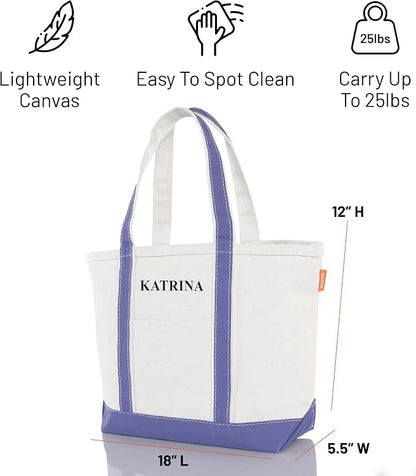 CB STATION Medium Classic Canvas Tote Bag - Image 4