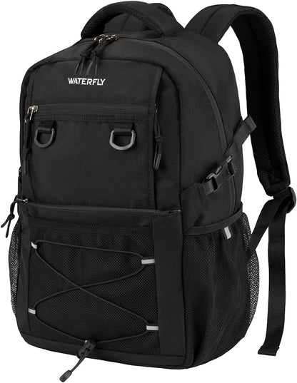 WATERFLY Travel Hiking Casual Backpack: 22L Lightweight Everyday Outdoor City Daypack College Bookbag for Woman Man