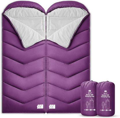 Sleeping Bags for Adults Cold Weather,Portable, Waterproof,Lightweight Camping Sleeping Bag for Tall Girls Boys with Compression Sack for Warm Camping, Hiking, Outdoor & Indoor