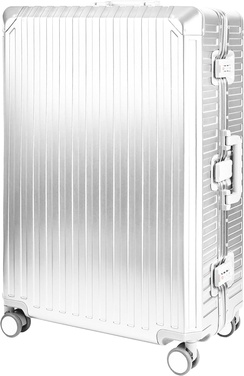 All Aluminum Luggage Suitcase 3 Sizes (20",26",29") TSA Lock Carry On Silver (29")