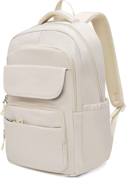 FOXLOVER Travel Laptop Backpack, Anti-Theft Slim Business Backpack, School College Bag for Men & Women, Fits 15.6 Inch Laptop