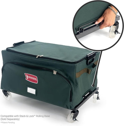 TreeKeeper Stack & Lock™ Storage Rolling Base Locking Caster Wheels for Stack and Lock System Christmas Storage Bags