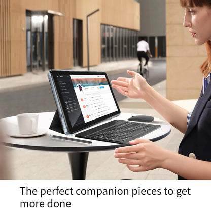 2025 Android 15 Tablet, 12GB+64GB+1TB Expand, 10 Tablet Productivity Bundle with Keyboard Case, Stylus Pen, Octa-core CPU, Dual Camera, WiFi6, 6000mAh Battery+18W Fast Charge, Support Face Unlock