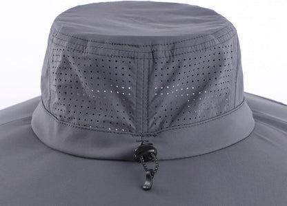 Home Prefer UPF 50+ Sun Hats for Men Women Foldable Wide Brim Fishing Hat Quick Dry Summer Outdoor Garden Safari Bucket Hat