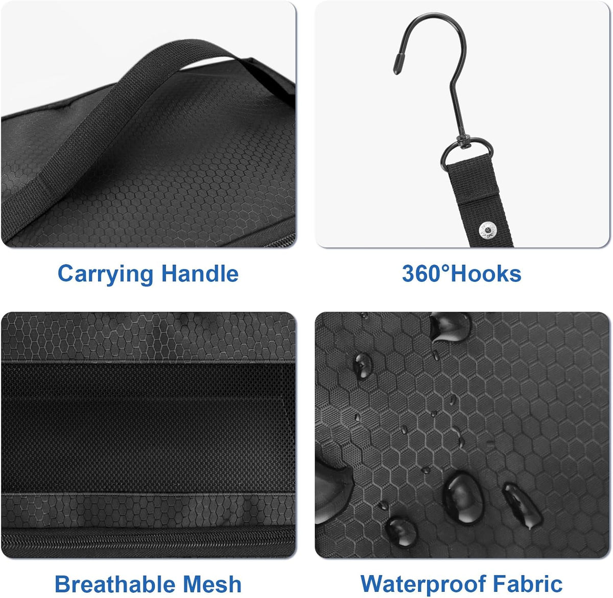 Suitcase Organizer, Travel Luggage Organizer Portable Hanging Travel Shelves Collapsible Hanging Packing Cubes for Carry on Suitcase