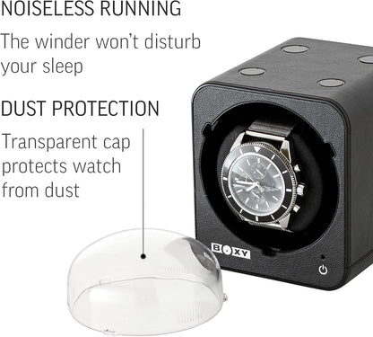 Watch Winder for Automatic Watch with Vertical Rotor Stop (with AC Adapter)
