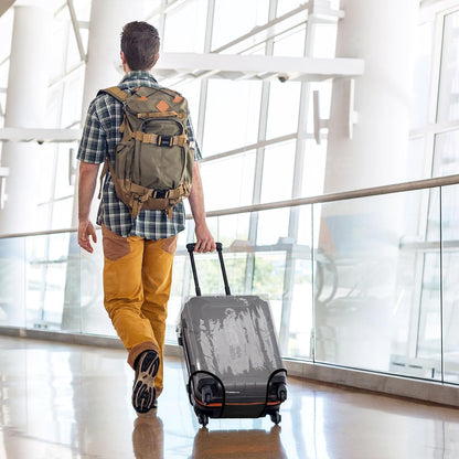 HYPER VENTURE Clear PVC Luggage Cover Full Transparent Suitcase Protector Fits 20 Inch Luggage, S