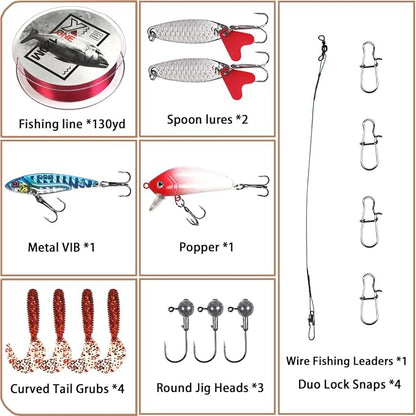 Fishing Rod Telescopic Carbon Fiber Rod Combo - Image 7