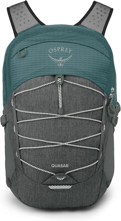 Osprey Quasar 26L Commuter Backpack, Cascade Blue/Coal Grey Heather