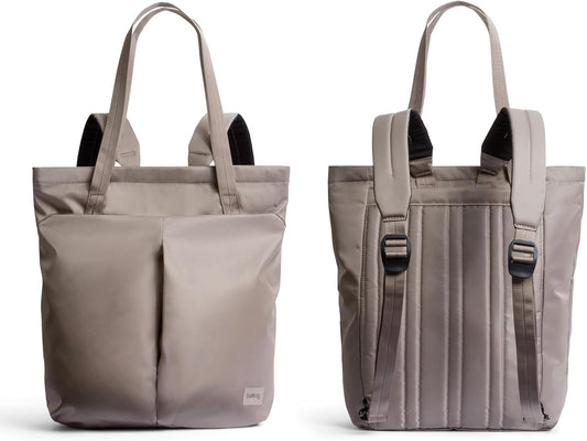 Bellroy Laneway Totepack (18 liter stylish tote bag and backpack in one, for gym, travel or everyday carry) - Fawn