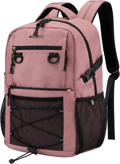 WATERFLY Travel Hiking Casual Backpack: 22L Lightweight Everyday Outdoor City Daypack College Bookbag for Woman Man