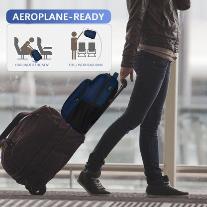 LARIPOP Extra Large Backpack,17.3 Inch Business Laptop backpack for Men Women with USB Charging Port,Water-Resistant Laptopack Weekender Daypack for Work College Computer