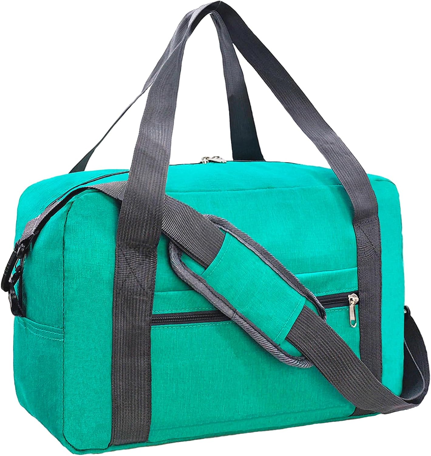 For Spirit Airlines Personal Item Bag 18x14x8 in Underseat Carry-on Luggage foldable Travel Duffle Bag for Airplanes(30L, Teal)