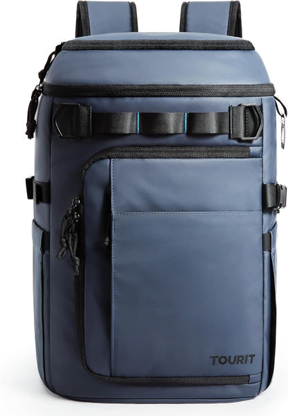 TOURIT 38 Cans Backpack Cooler: Leak Proof Waterproof 2 Insulated Compartments Soft Cooler Bag Beach Travel Camping Picnic