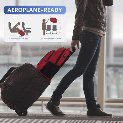 LARIPOP Travel Laptop Backpack,15.6 Inch Business Laptop backpack for Men Women with USB Charging Port,Water-Resistant Laptopack Weekender Daypack for Work College Computer