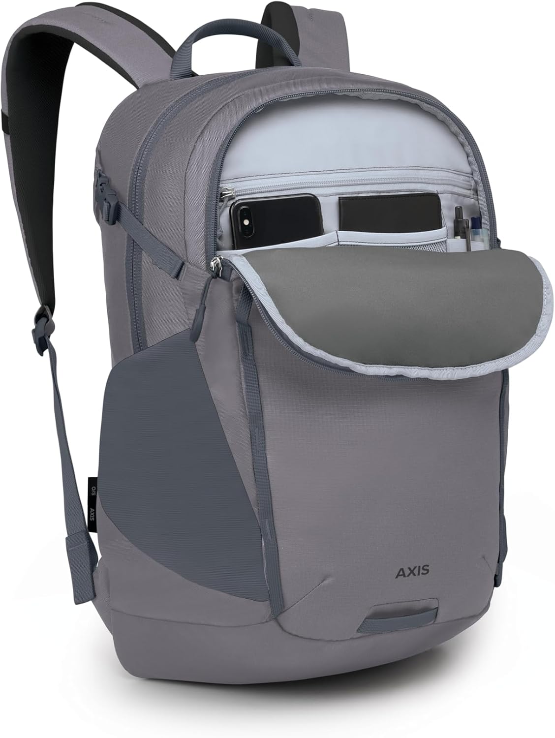 Osprey Axis Laptop Backpack – Sleek Everyday Pack with Laptop Sleeve, Water Bottle Pockets & Compression Straps