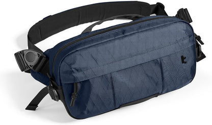 tomtoc 5.5L X-Pac Sling Bag for Nintendo Switch 2, Heavy Duty Crossbody Bag for Men, Water-resistant Carry Chest Daypack Travel Shoulder Pack for Steam Deck OLED, ROG Ally X, iPad mini, Tactical