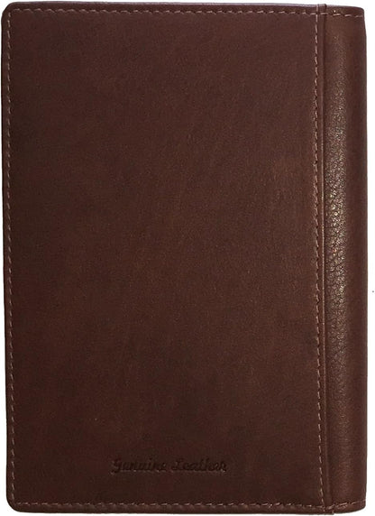 Personalized Monogrammed Toffee Leather RFID Passport Wallet