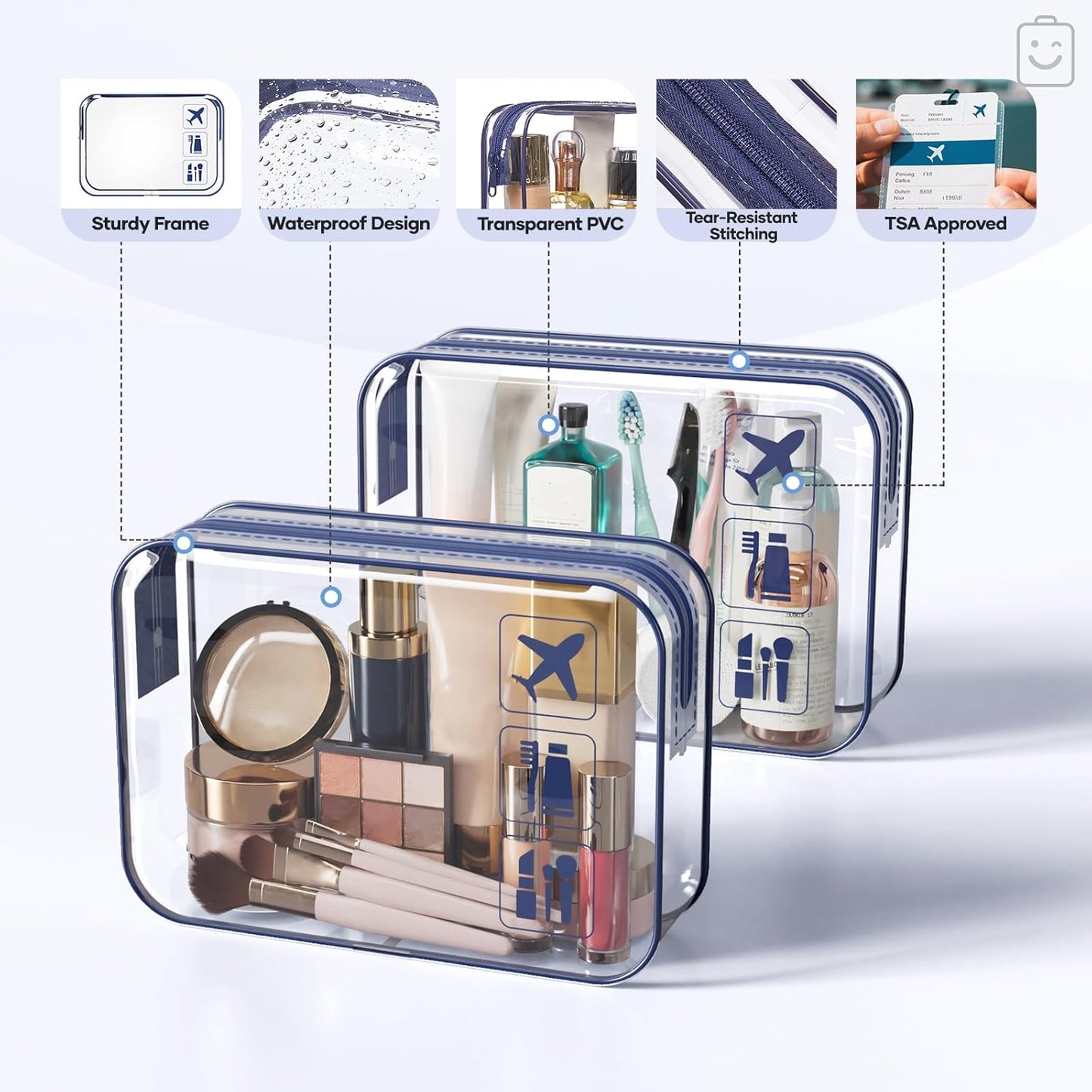 Veken 11 Set Compression Packing Cubes for Travel Essentials,Compressible Expandable Large Luggage Suitcase Organizer Bags for Clothing,Durable Space Saver Storage Bags(Dark Blue Floral)