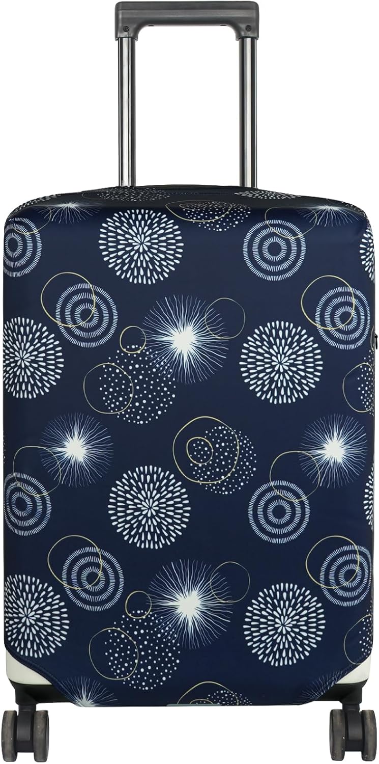 HYPER VENTURE Washable Luggage Cover - Fashion Suitcase Protector Fits 27-30 Inch Luggage (Sparkler, L)