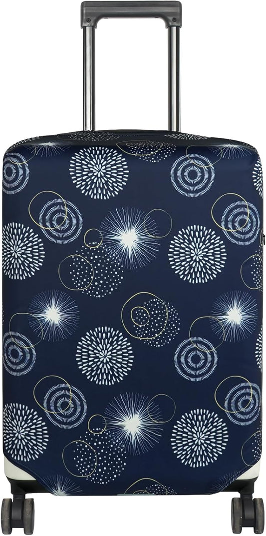HYPER VENTURE Washable Luggage Cover - Fashion Suitcase Protector Fits 23-26 Inch Luggage (Sparkler, M)