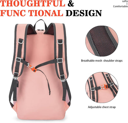 Hiking Backpack,Large 35L Travel Backpacks for Men Women,Water Resistant Ultra Lightweight Foldable Packable Camping Daypack for Outdoor Sports