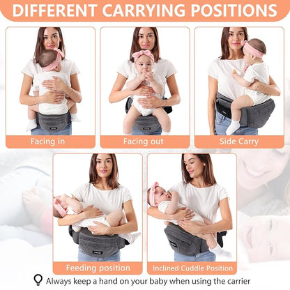HKAI Baby Hip Carrier, Mom’s Choice Award Winner, Baby Carrier - Image 8