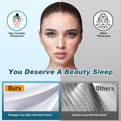 Cervical Neck Pillow for Pain Relief - Cooling Ergonomic Neck Support Pillow for Sleeping, Orthopedic Contour Memory Foam Pillows for Side, Back & Stomach Sleepers with Pillowcase