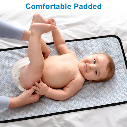 Accmor Portable Diaper Changing Pad, Waterproof Baby Changing Mat, Foldable Portable Travel Changing Pads for Baby, Triangle