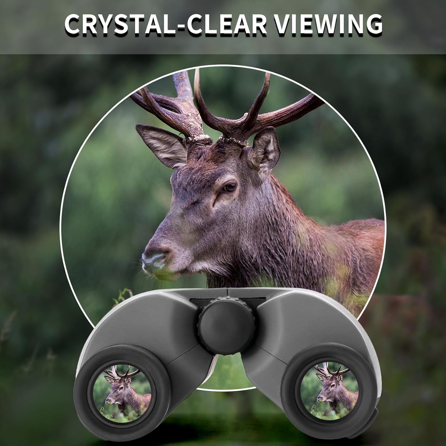 8x25 Compact Binoculars, Small Lightweight Handheld Portable Mini Pocket BAK-4 Prism 8.2° Wide Angle View ED Lens Professional HD Optics for Adults Outdoor Travel Bird Watching Hiking Birding Concert