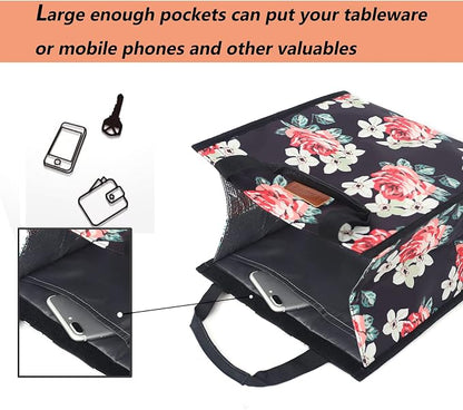 Lunch Bags for Women Insulated Reusable Lunch Tote - Image 6