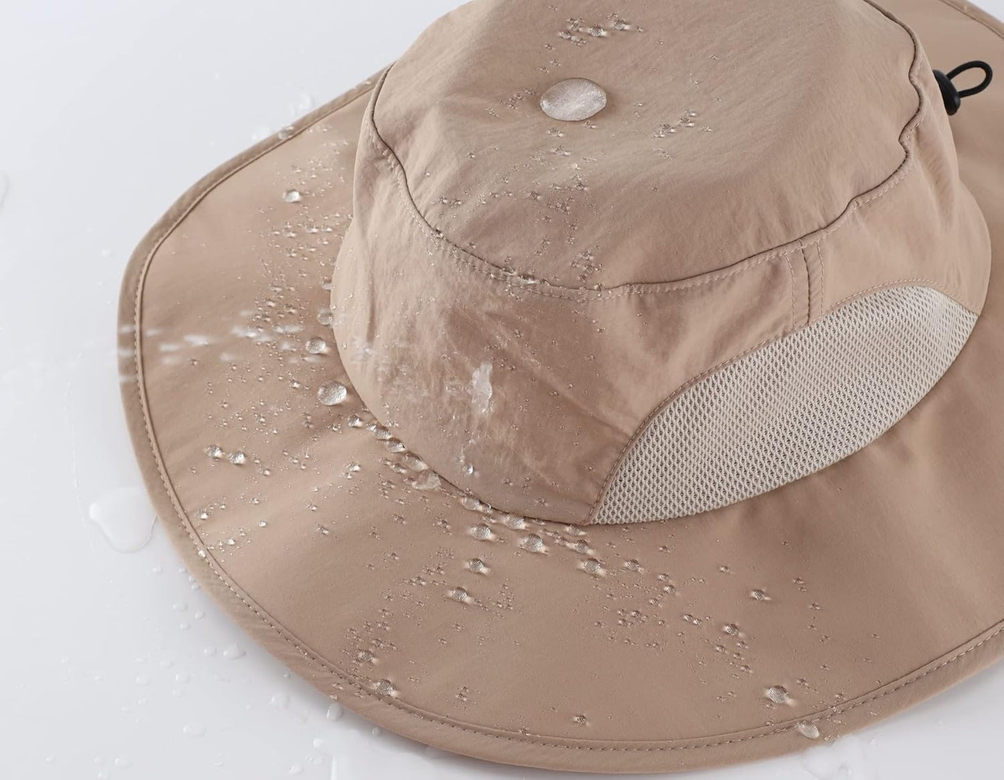 Home Prefer UPF50+ Mens Sun Hat Wide Brim Fishing Hat for Men UV Protection Womens Beach Bucket Hat for Golf Hiking Gardening