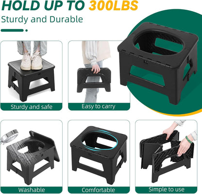 In-car Portable Toilet Collapsible Potty, Emergency Toilet, Temporary Potty For Outdoor Camping, Road Trips, Traffic Jams, Boating And Fishing