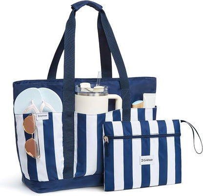 G4Free Beach Bag, Waterproof Beach Tote Pool Bags by G4Free