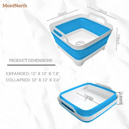 Collapsible Wash Basin 9L, Foldable Dish Tub - Image 2