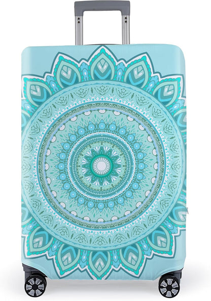 Pink Dino Suitcase Luggage Cover, Thick Suitcase Cover for Carry on Luggage Protector Fits 18-30 Inch Case