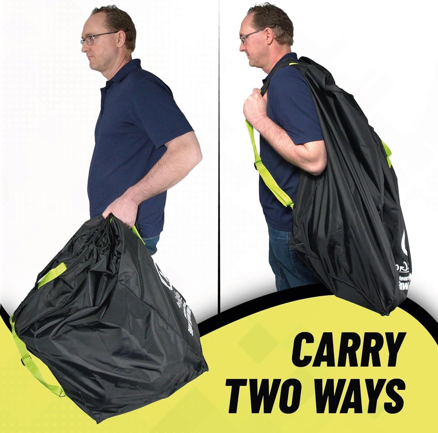 V VOLKGO Car Seat Travel Bag For Airplane with Padded Backpack Shoulder Straps, Gate Check Bag, Car Seat Bags for Air Travel Carseat Travel Cover, Carseat Travel Bag Cover for Airplane Travel