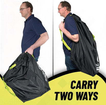 V VOLKGO Car Seat Travel Bag For Airplane with Padded Backpack Shoulder Straps, Gate Check Bag, Car Seat Bags for Air Travel Carseat Travel Cover, Carseat Travel Bag Cover for Airplane Travel