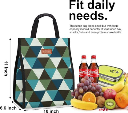 Lunch Bags for Women Insulated Reusable Lunch Tote - Image 2