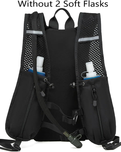 ATBP Insulated Hydration Pack Hiking Water Backpack Running Vest with 3L TPU Bladder Bag for Marathon Cycling Men