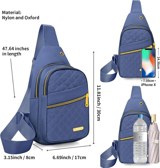 Small Sling Bag For Women Men Casual Crossbody Sling Backpack